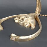 Lampe en Bronze et Pendeloques par H. Guimard, France, Art Nouveau, c. 1910