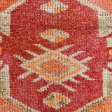 3x10 Pastel Orange Turkish Runner Rug, 102x304Cm
