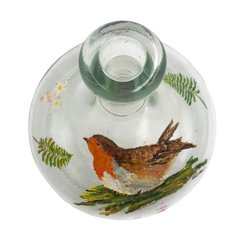 Hand-painted decanter carafe