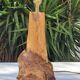 Vintage wood brutalist lamp 50s