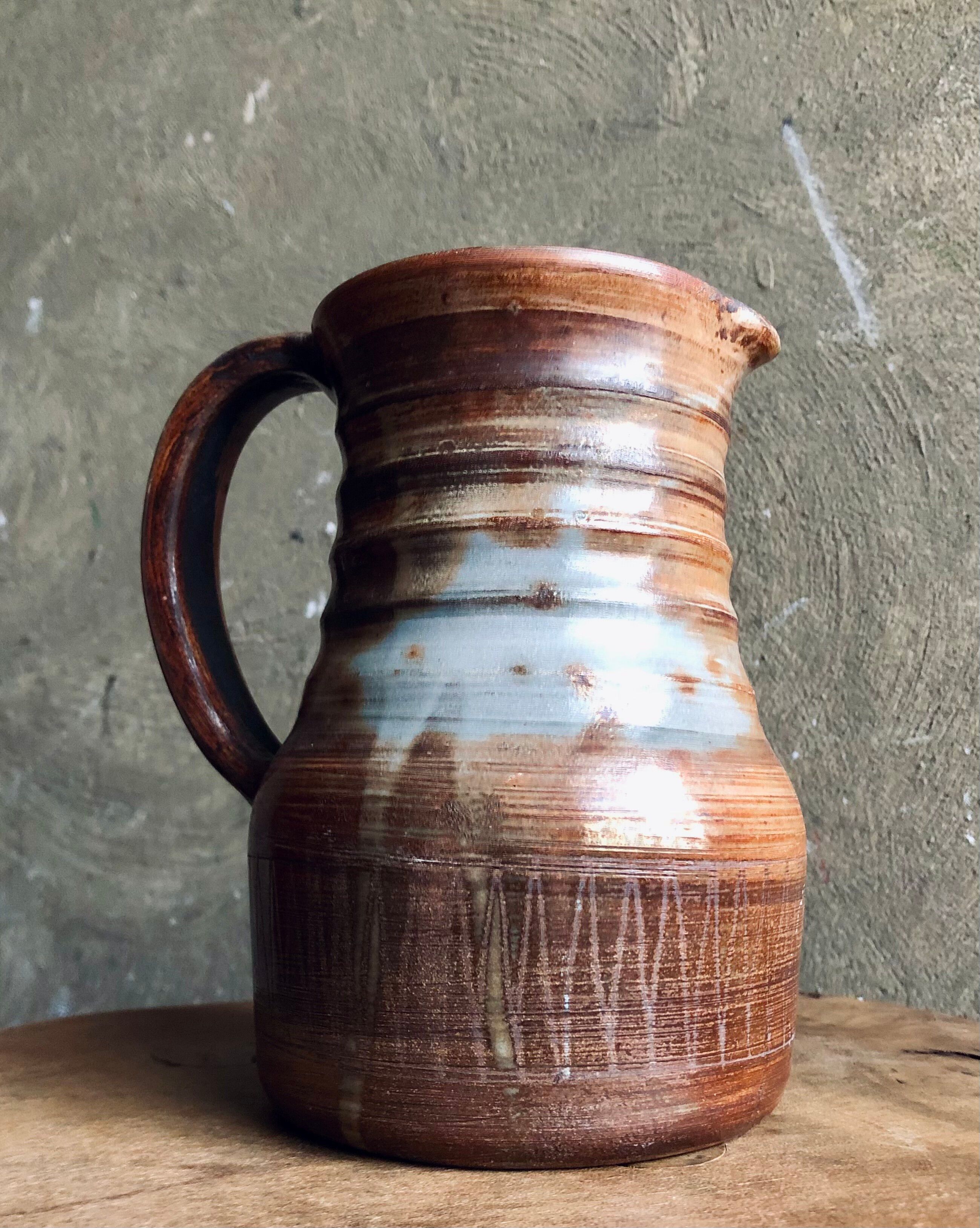 Handcrafted pitcher "The Potter's House" 1960-70