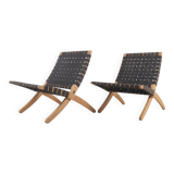 Set of Danish Cuba chairs designed by Morten Gøttler for Poul Jeppesen, 199