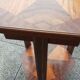 Gueridon old marquetry table old art deco vintage
