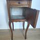 Table de nuit Louis XV avec marbre rouge