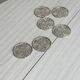 Set of 6 metal coasters