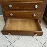 40-50s chest of drawers in solid oak