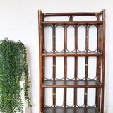 Large rattan shelf