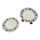 Set de 6 assiettes plates Churchill England, motif  fleur, 1970