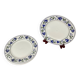 Set de 6 assiettes plates Churchill England, motif  fleur, 1970