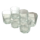 Set of 6 vintage octagonal glasses