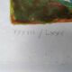 Original lithograph signed and numbered Linda Le Kinff 1970s
