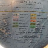 Globe terrestre années 50/60 pied en bois