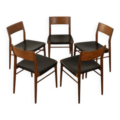 Chaises de salle à manger des années 1950, Georg Leowald pour Wilkhahn