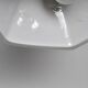 Royal Copenhagen "Luciana" blanc de chine porcelain pendant lamp, 1960s