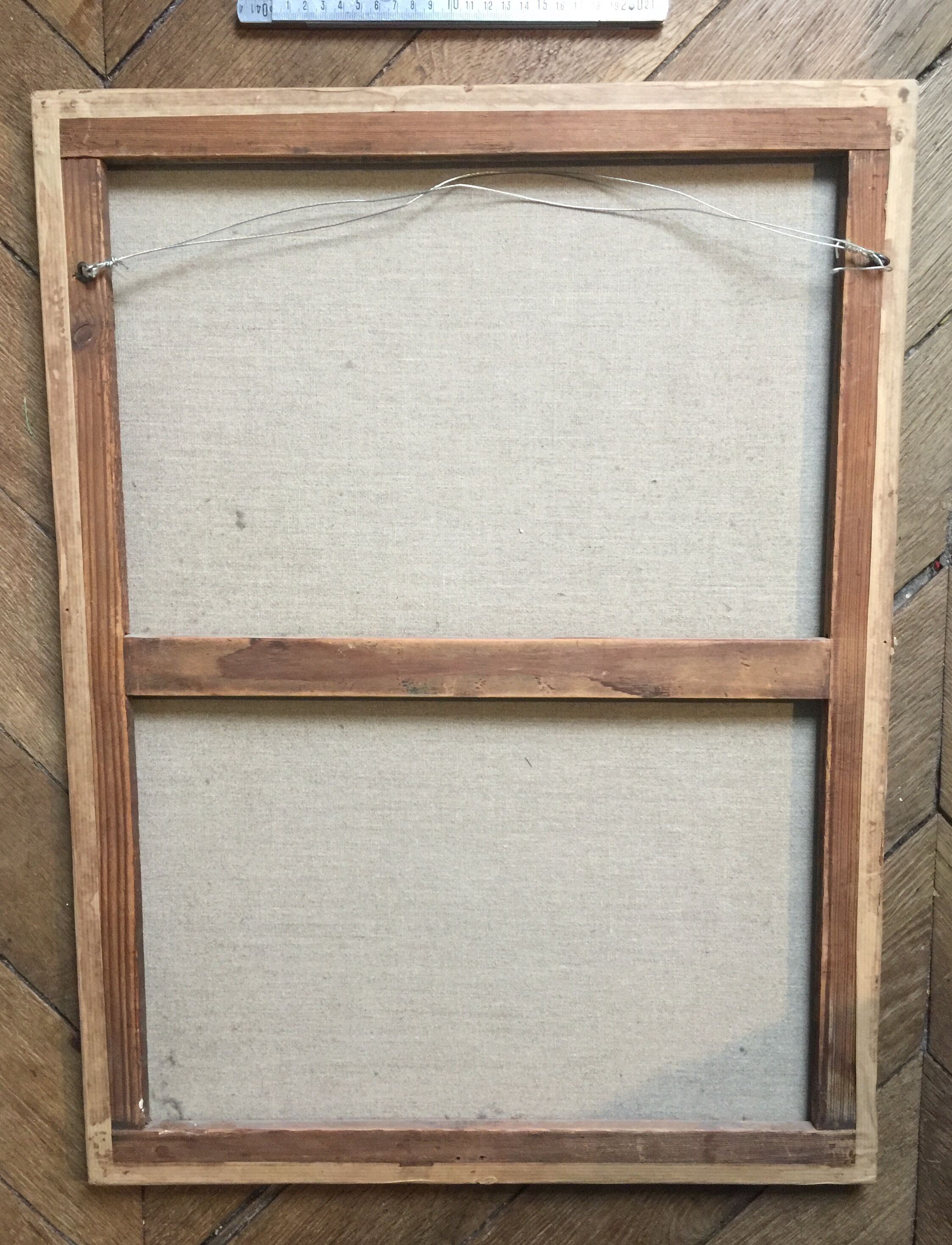 Oil on canvas "The Tree and the Longère"