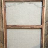 Oil on canvas "The Tree and the Longère"