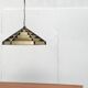 Geometric postmodern vintage pendant lamp, 1980s.