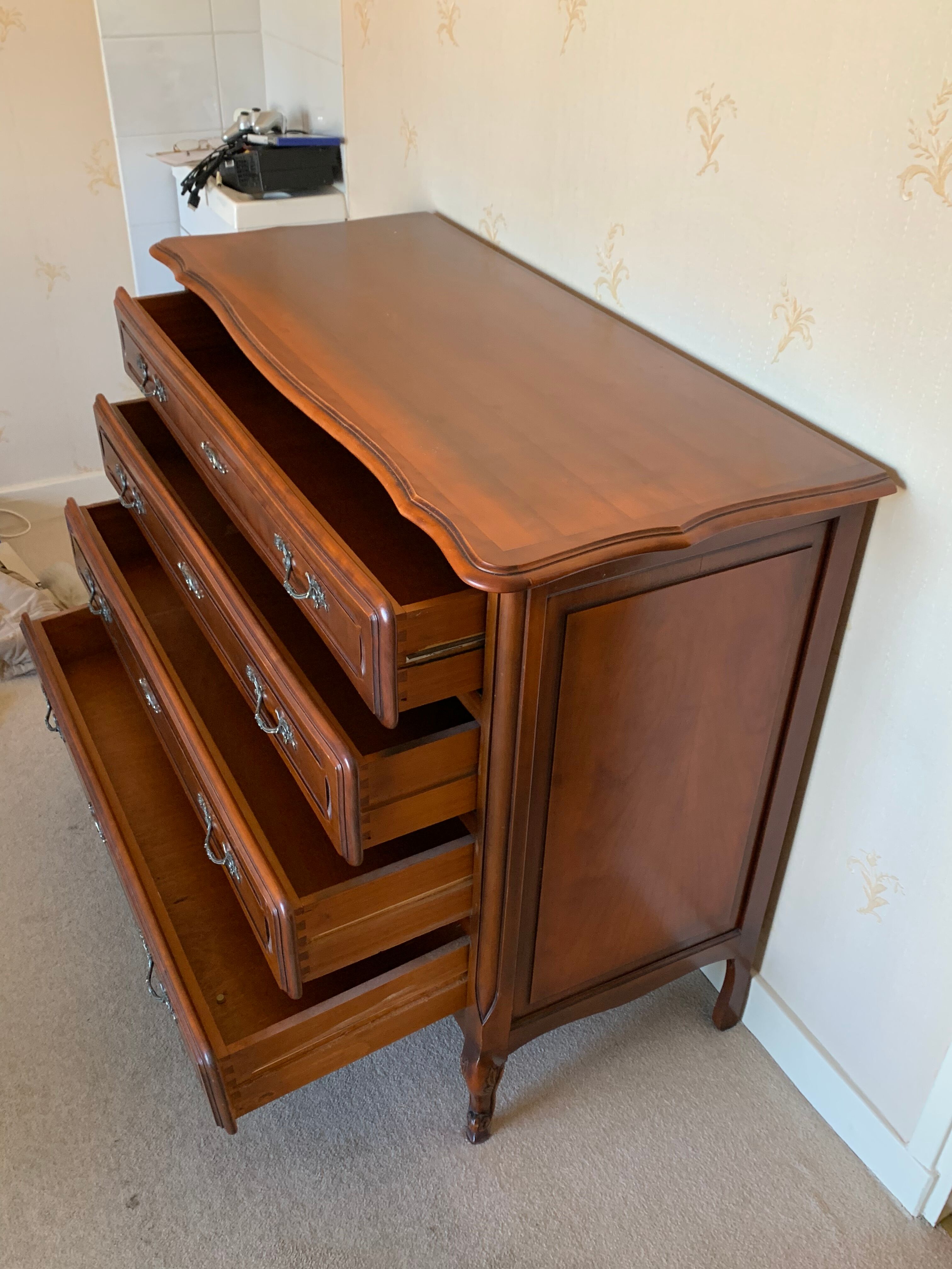Louis XV style chest of drawers