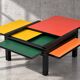 Table basse Bernard Vuarnesson modèle Hexa 1980
