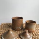 Duo of ceramic pots