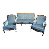 Salon de style Louis XV Canapé et paire de Fauteuils