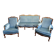 Louis XV style living room Sofa and pair of Armchairs