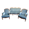 Louis XV style living room Sofa and pair of Armchairs
