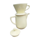 Cafetiere et filtre faïence Melitta