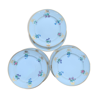 Six porcelain plates