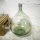Demijohn green blown glass 20 liters