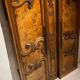 Pair of 19th-century walnut doors with walnut burl