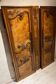 Pair of 19th-century walnut doors with walnut burl