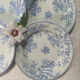 Lot de 4 assiettes plates modèle Fleurette de Gien