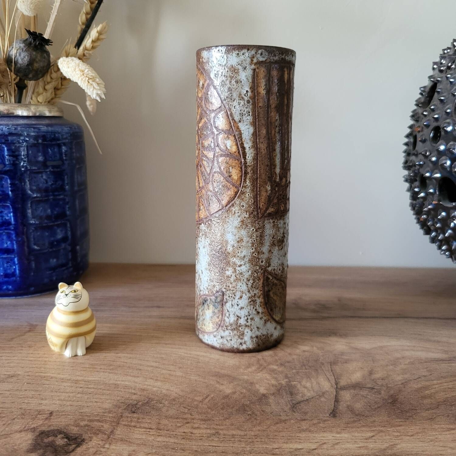 Ceramic vase Alexandre Kostanda Vallauris Mid 20th century / Decor Flo