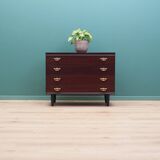 Commode en acajou, années 60, design danois, fabriquée au Danemark