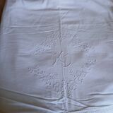 Antique embroidered duvet cover