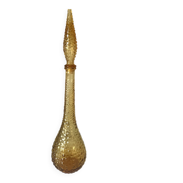 Large yellow-brown Empoli bottle