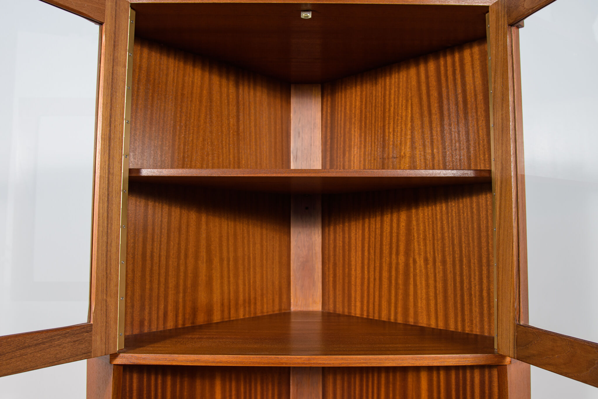 Mid-Century Modern Teak Corner Cabinet, Denmark, 1960s