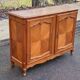 Buffet Louis XV en bois massif du 20ème avec tourne disque