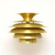 Golden lamp, 1970s Denmark
