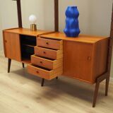 Teak system bookcase, Norwegian design, 1960s, production: Blindheim Mobelf
