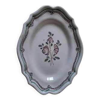 Plat ovale Bordeaux XVIII ème