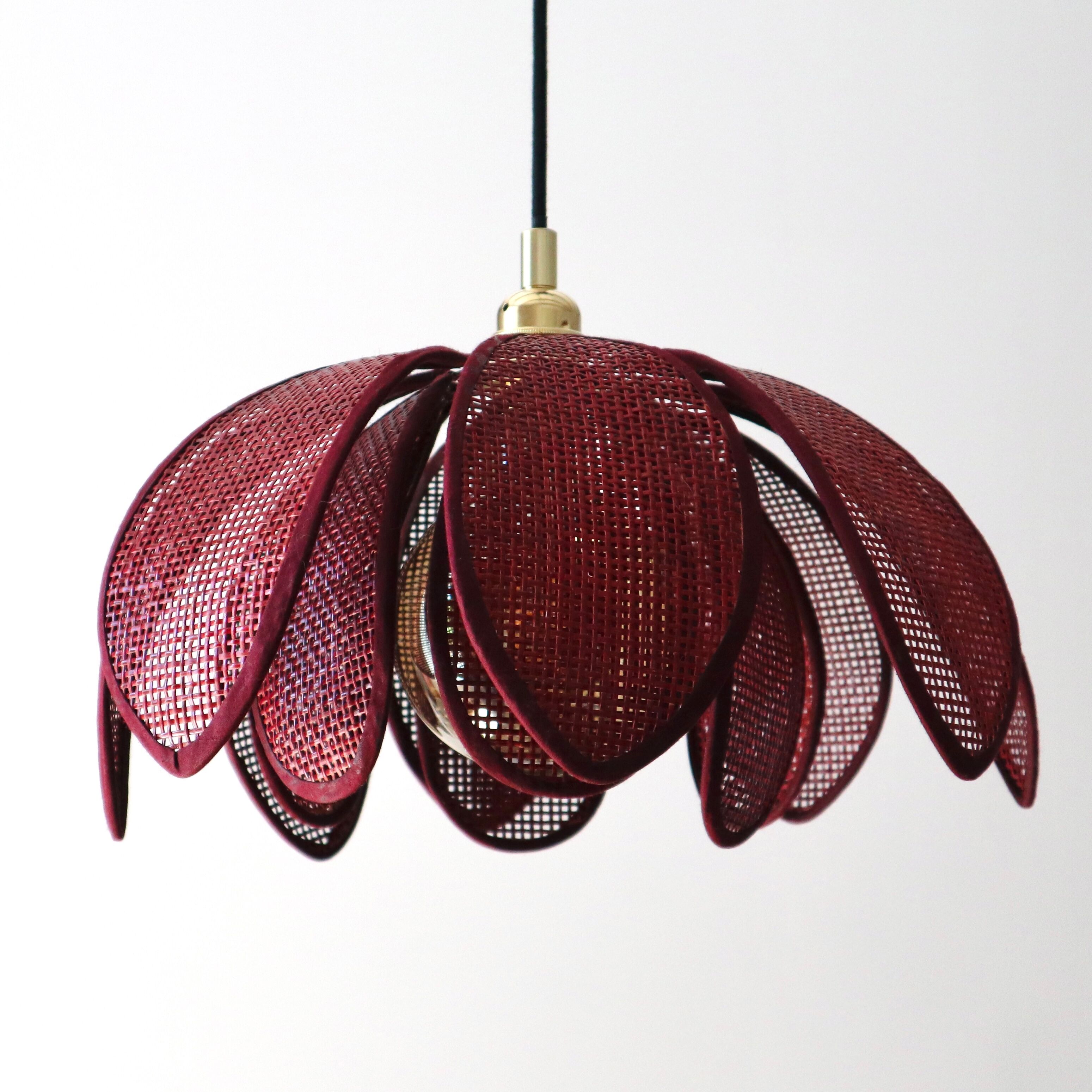 Vintage cannage lotus suspension