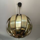 Danish brutalist pendant lamp by Holm Sorensen