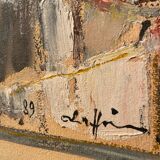 Abstract painting by Raffin 1989