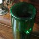 Green glass bottle