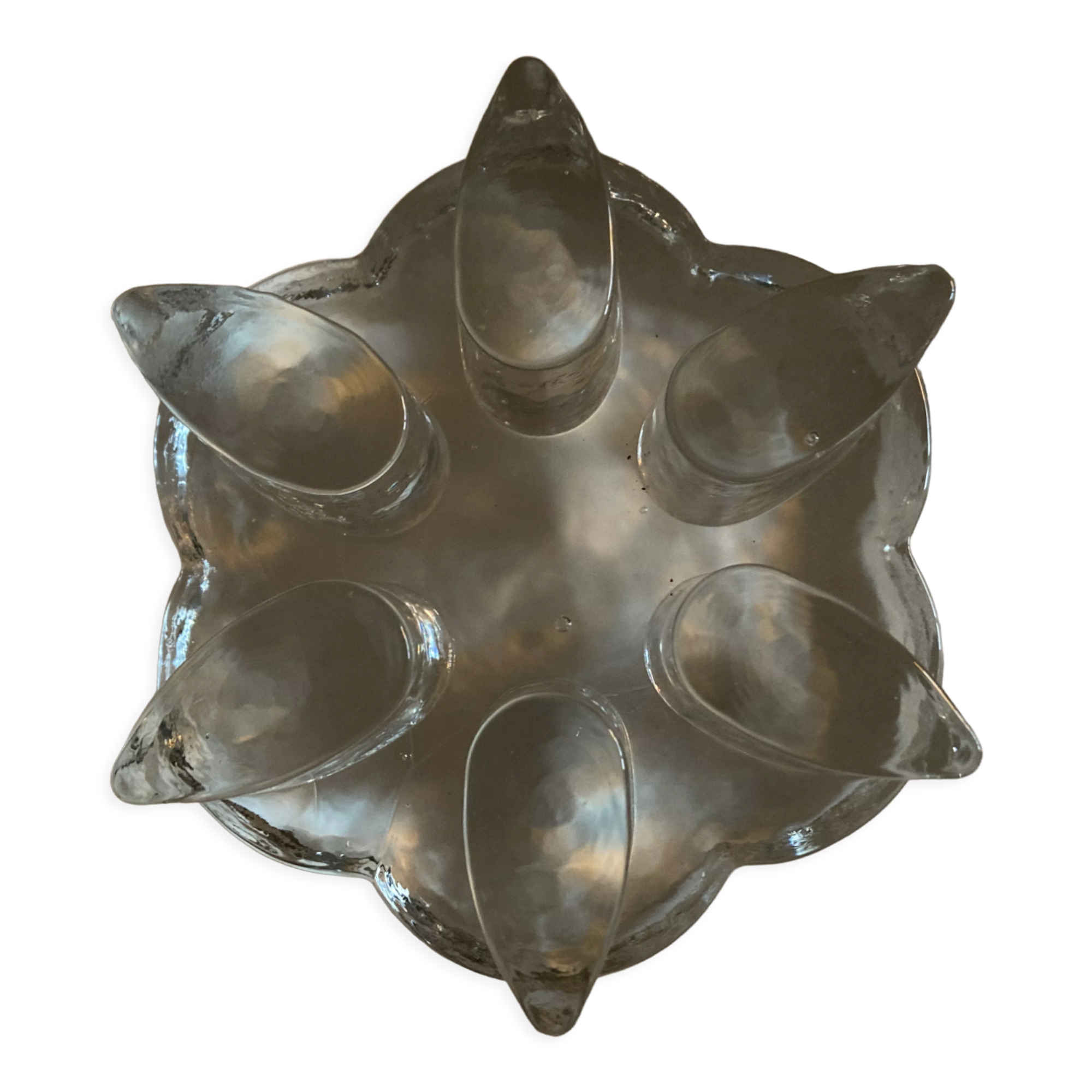 produit BHV Bougeoir Ice de Nybro forme goutte