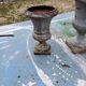 Lot of 6 Medici Cast Iron Vases from Charleville - Mézières 1900