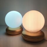 Pair of vintage bedside lamps