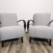 Fauteuils de Jindrich Halabala, années 1940, Set de 2